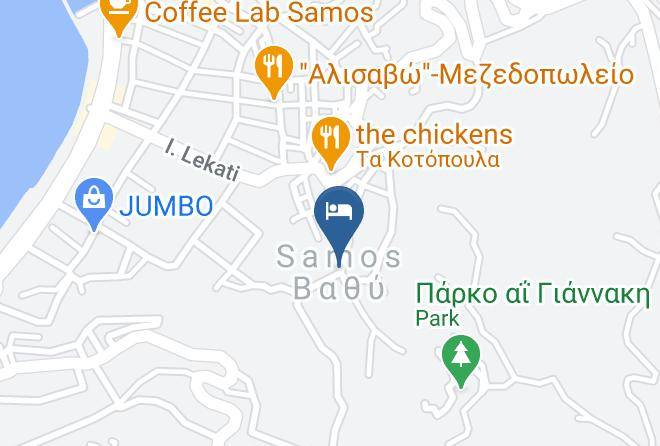 Samos - Vathi Bleu Maps