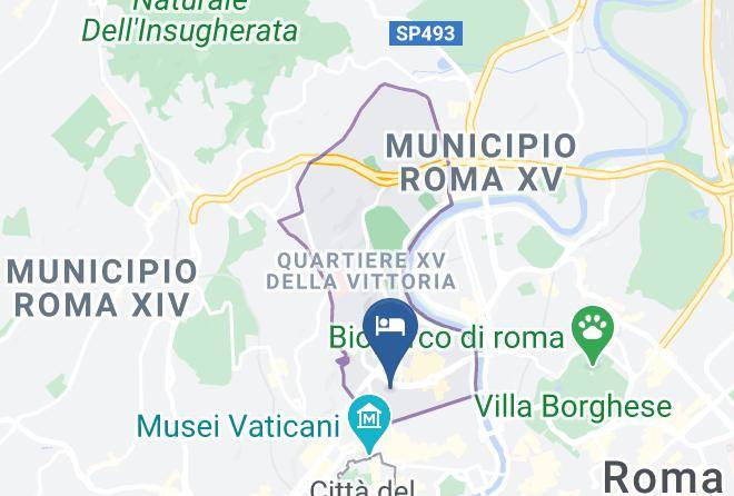 Rome - Vatican Family Romantic Suite Maps