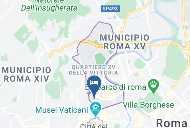 Vatican Holiday Junior B&b Map