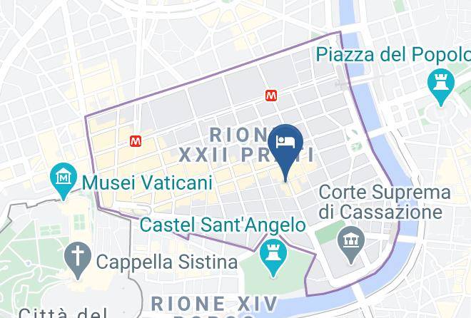 Rome - Vaticana Residenza Ottaviani Maps