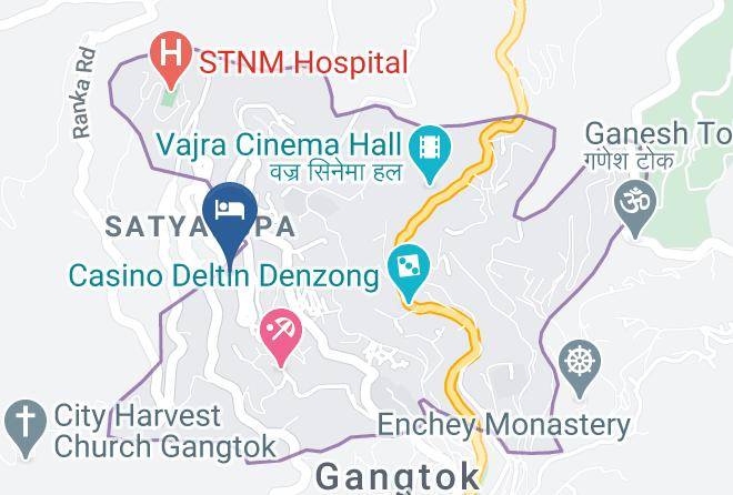 Gangtok - Vatika Himalayan Resort Maps