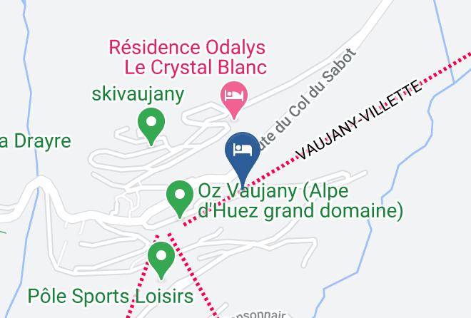 Isere - Vaujany Locations Domaine Du Patre Maps