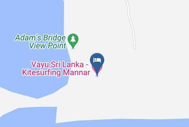 Vayu Sri Lanka Kitesurfing Mannar Map