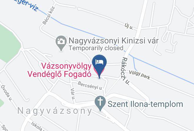 Nagyvazsony - Vazsonyko Panzio Restaurant Maps