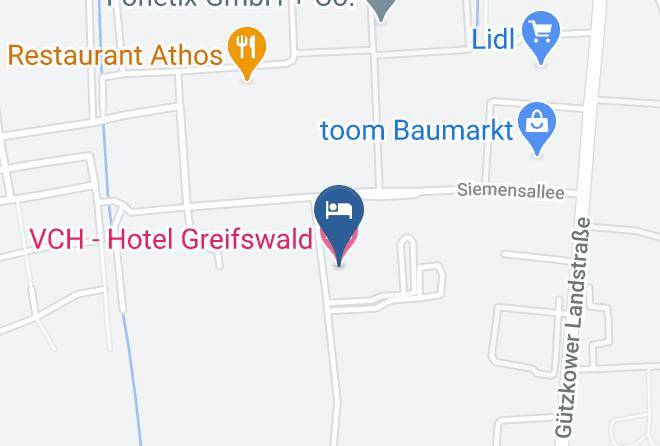 Vch Hotel Greifswald Map