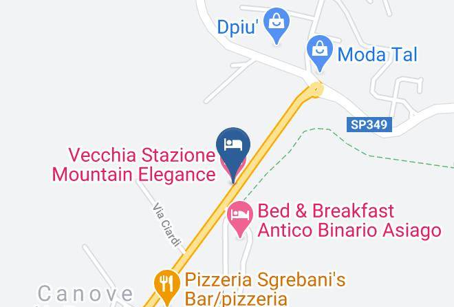 Vicenza - Vecchia Stazione Mountain Elegance Maps