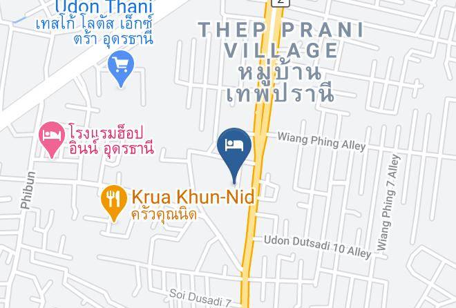 Veerakit Grand Hotel Map - Udon Thani - Mueang Udon Thani District