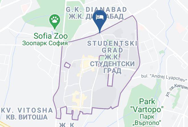 Sofia - Vega Hotel Sofia Maps
