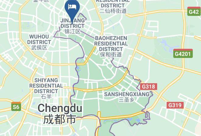 Chengdu - Vegas Cultural Hotel Chunxi Branch Maps