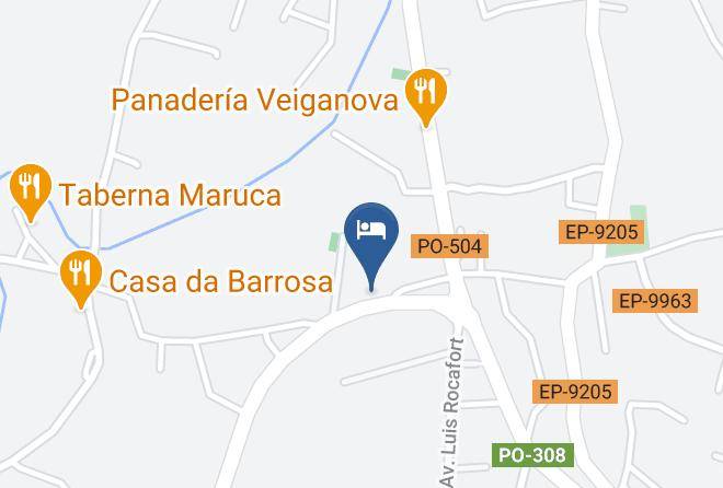 Pontevedra - Hotel Veiganova Maps