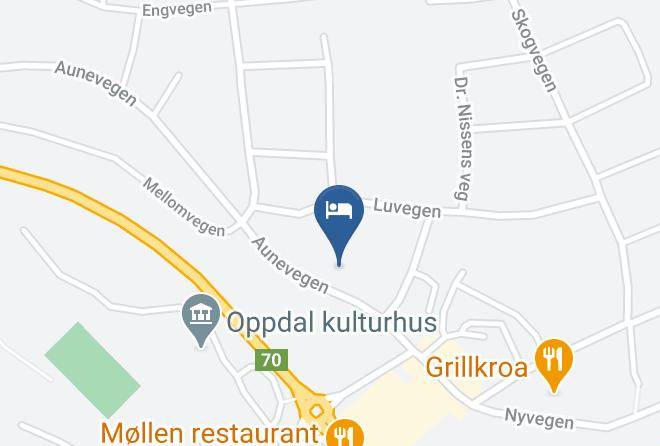 Oppdal - Vekve Hyttetun Maps