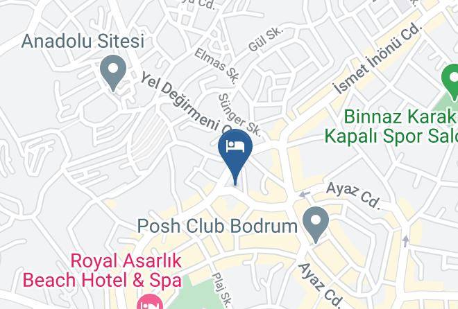 Bodrum - Sky Vela Hotel & Suites Bodrum Maps