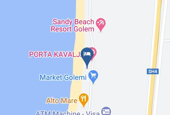 Kavaje - Vela Hotel Maps