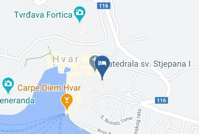 Hvar - Velada Centre Maps