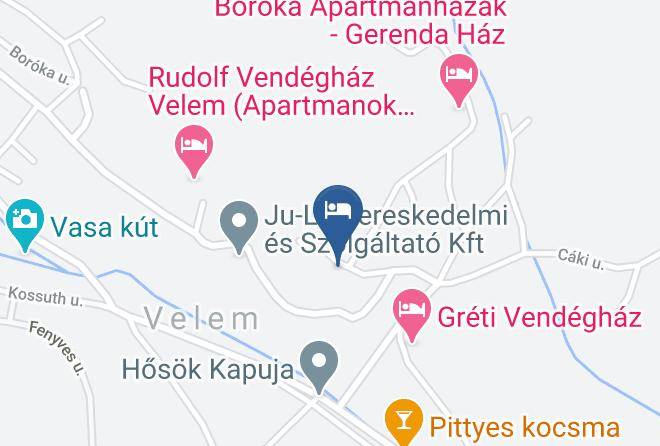 Velem - Velemi Vendeghaz Maps