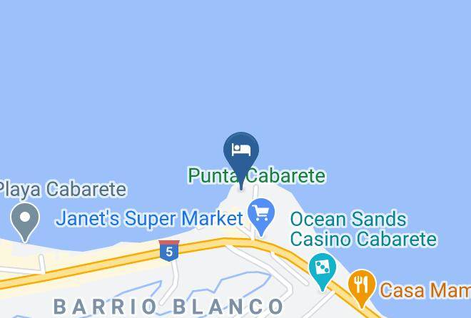 Sosua - Velero Sunset Bar Restaurant Maps