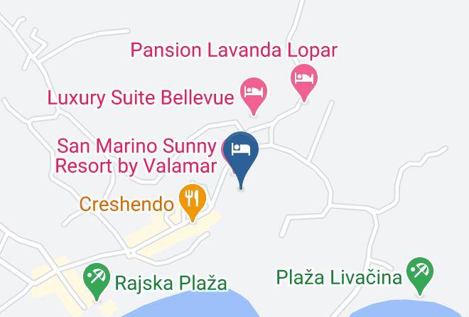 Lopar - Veli Mel Hotel Maps
