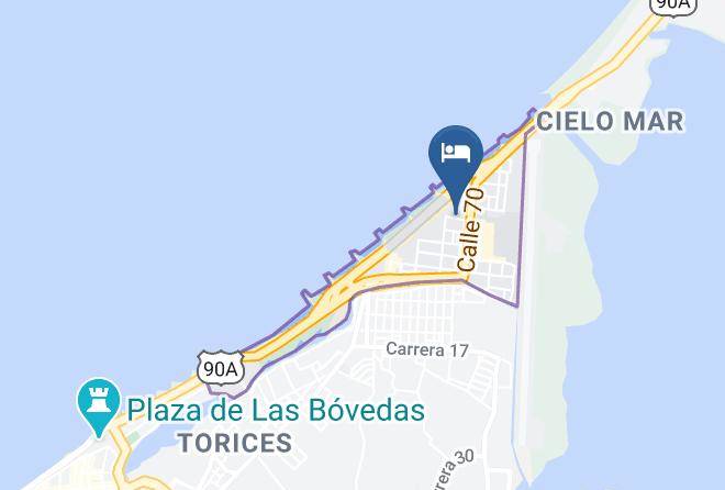 Cartagena De Indias - Velik Ocean Hotel Maps