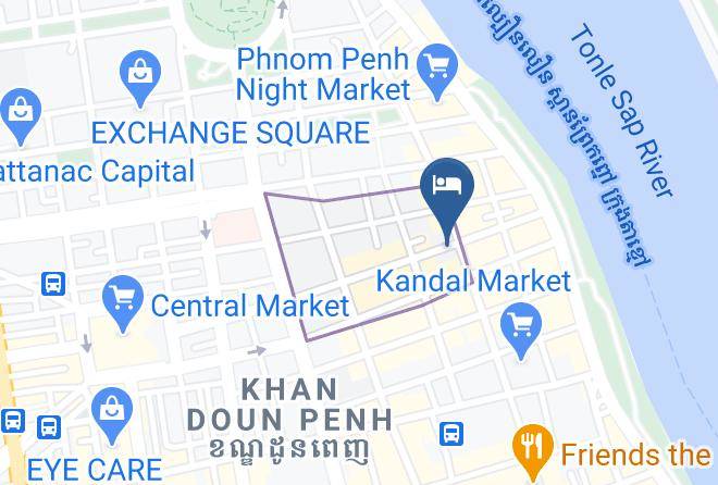 Doun Penh - Le Vincent Hotel Maps