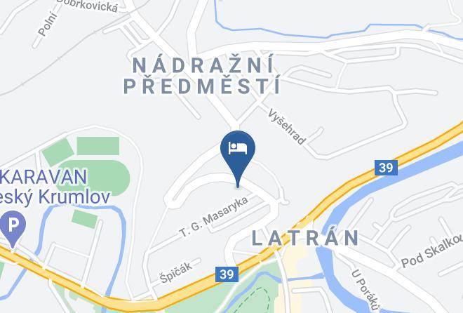 Cesky Krumlov - Velky Stylovy Byt V Centru Krumlova Maps