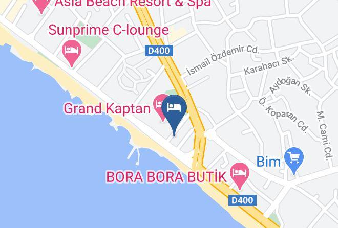 Alanya - Vella Beach Hotel Maps