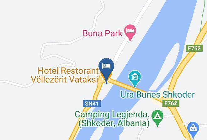 Shkoder - Hotel Restorant Vellezerit Vataksi Maps