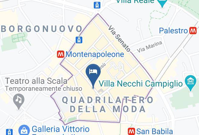 Milan - Velvet Grey Boutique Hotel Maps