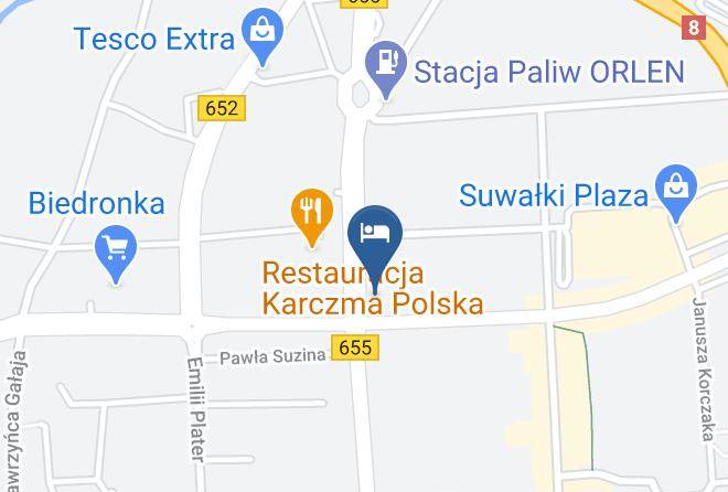 Suwalki - Velvet Hotel & Restaurant Maps