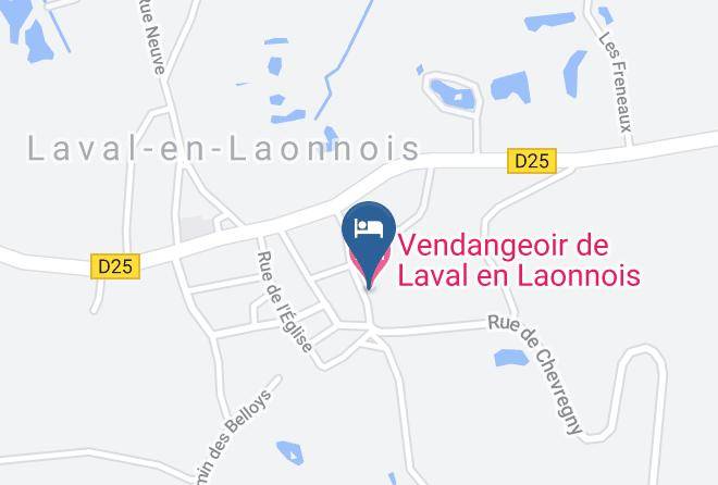 Aisne - Vendangeoir De Laval En Laonnois Maps