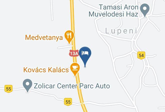 Lupeni - Vendegvaro Panzio Maps