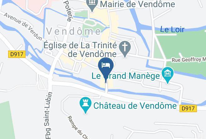 Loir Et Cher - Vendome Au Bord Du Loir Maps