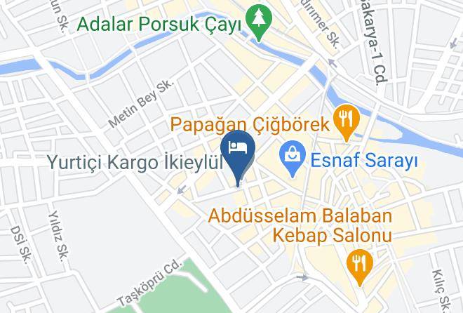 Odunpazari - Vendome Hotel Maps