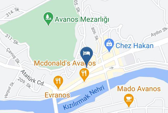 Avanos - Venessa Hotel Maps
