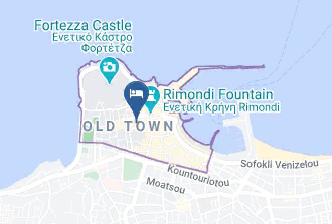 Rethimni - Veneto Hotel Maps