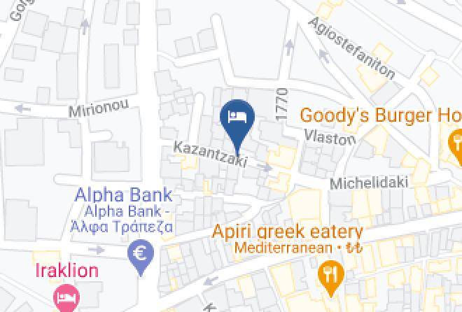 Iraklion - Veneziano Boutique Hotel Heraklion Crete Maps