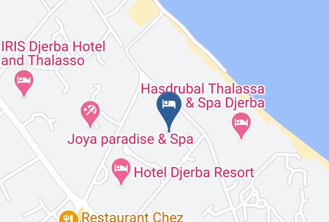 Venice Beach Map - Tunisia - Djerba