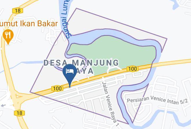 Dinding - Venice Fajar Hotel Maps