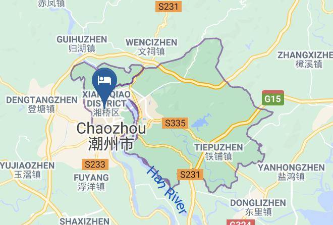 Venice Hotel Chaozhou Map
