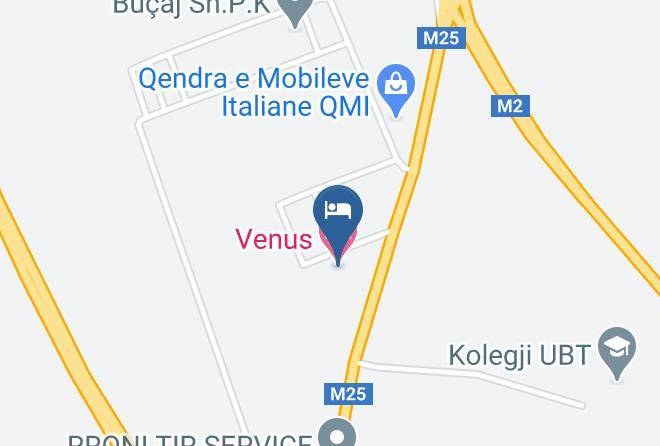 Gracanica - Venus Hotel Maps