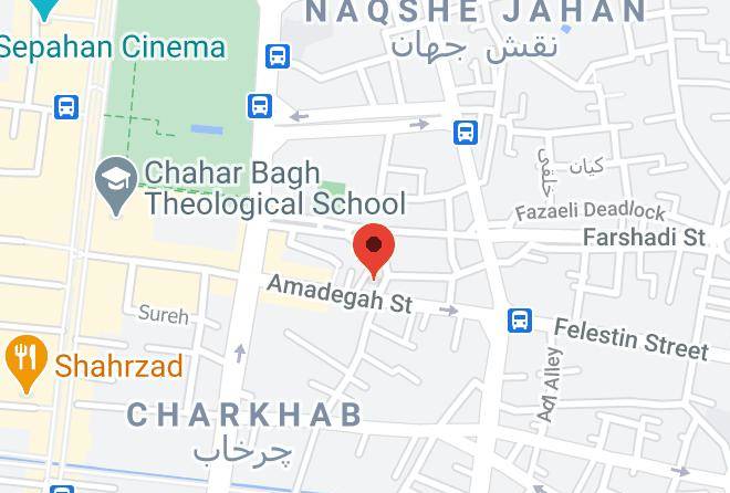 Isfahan - Venus Hotel Maps