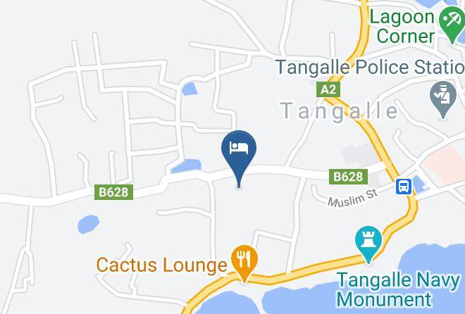 Galle - Venus Hotel & Rest Maps