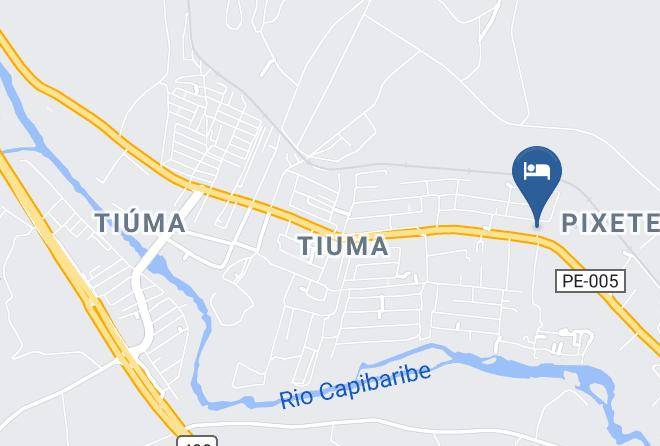 Sao Lourenco Da Mata - Venus Hotel Maps