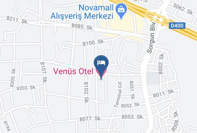 Manavgat - Venus Otel Maps