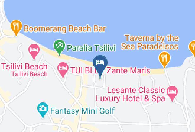 Zakinthos - Venus Resort Maps