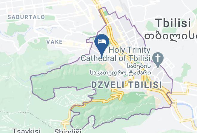 Tbilisi - Vera Hills Boutique Hotel Maps