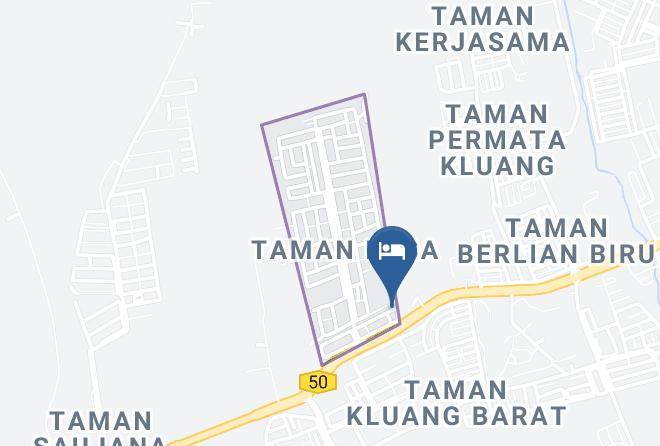 Keluang - Vera Homestay Maps