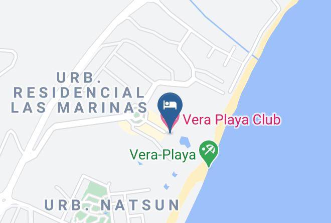 Vera Playa Club Hotel Map