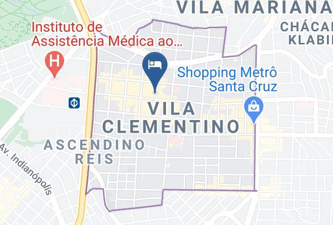 Sao Paulo Vila Mariana - Vera's Inn Hotel Maps