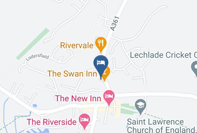 Glos - Vera's Kitchen And B&b Lechlade Maps