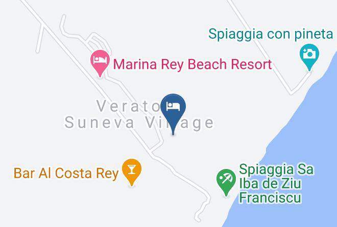 Province Of South Sardinia - Veraclub Suneva Wellness & Golf Maps